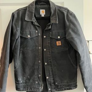 Carhartt canvas trucker jacket